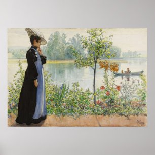 Larsson - Karin aan de kust Poster