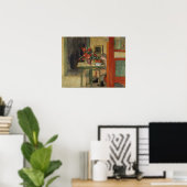 Larsson - Lisbeth leest Poster (Thuiskantoor)