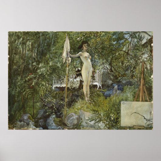 Larsson - Open-Air Studio (van een huis) Poster (Voorkant)