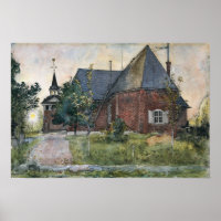 Larsson - Oude Sundborn Church (van een huis)