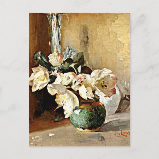 Larsson - Rozen de Noel Hoesje-Mate Briefkaart (Voorkant)