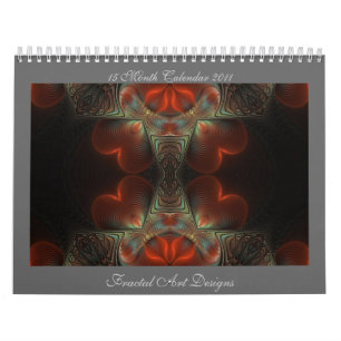 L'art 2011 de fractale conçoit le calendrier