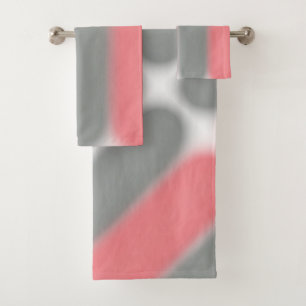 L'Art Abstrait blanc de Corail rose pastel