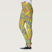 L'art abstrait leggings indiens (Gauche)