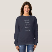 L'art alimente le Sweatshirt de base des femmes de (Devant entier)
