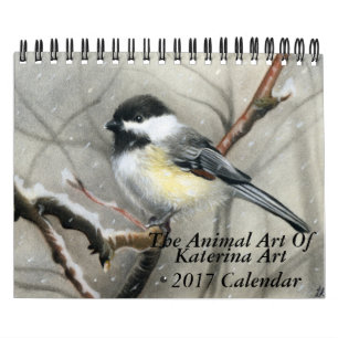 L'art animal de Katerina Art calendrier mural 2017