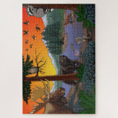 L'art canadien de la faune de Kid's Puzzles (Vertical)