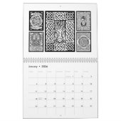 L'art celtique conçoit le calendrier mural (Jan 2026)