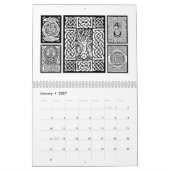 L'art celtique conçoit le calendrier mural (Jan 2027)