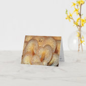 L'art de la carte de note de champignon (Fleur jaune)