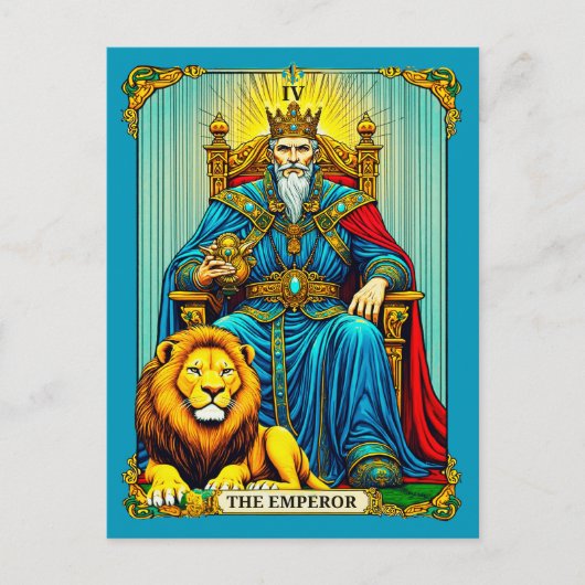 L'art de la carte Tarot Empereur (Devant)
