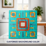 L'art de la mosaïque tribale colorée<br><div class="desc">Colorful Tribal Mosaic Art. Customiser couleur arrière - plan pour s'adapter à votre décor.</div>