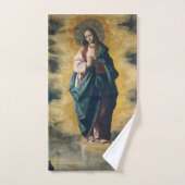 L'Art de la radiance céleste de l'Immaculée Concep (Serviette à main)