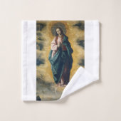 L'Art de la radiance céleste de l'Immaculée Concep (Gant de toilette)