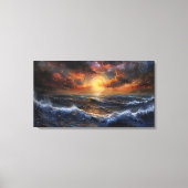 L'art de la Toile de Sunset Ocean (Recto)