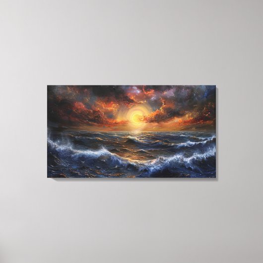 L'art de la Toile de Sunset Ocean (Recto)
