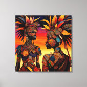 L'art de la Toile des femmes africaines (Recto)