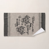 L'art de Leonberger quand tout échoue citation (Serviette à main)