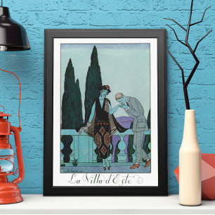 L'art déco vintage La Villa d'Este par George Barb