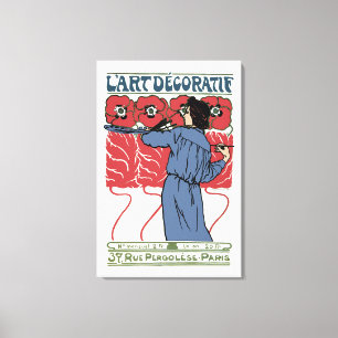 L'Art Decoratif Canvas Afdruk