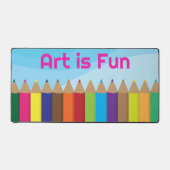 L'art des crayons de couleur est amusant (Recto)