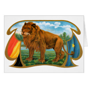 L'art des étiquettes de cigare vintage, Lion, Roi