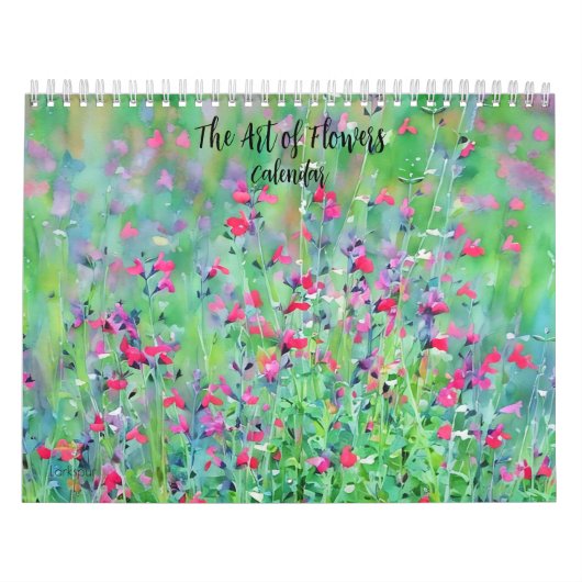 L'art des fleurs Calendrier floral (Protection)