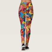 L'art des Leggings colorés pour femmes (Dos)