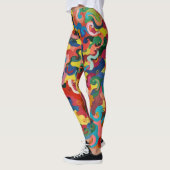 L'art des Leggings colorés pour femmes (Gauche)