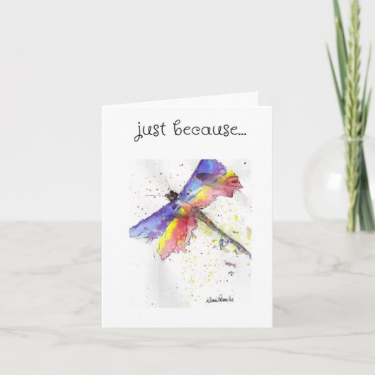 L'art des libellules, juste parce que la carte (Devant)