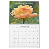 L'art des psaumes Bible Verse Calendrier Art (Feb 2026)