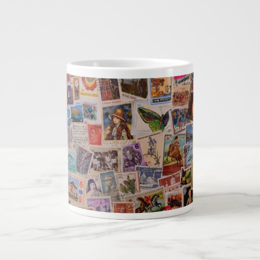 L'art des timbres - Mug Jumbo (Devant)