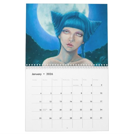 L'art du calendrier de Laurie McClave 2015 (Jan 2026)