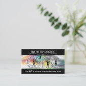 L'art du Carte de visite Fitness (Debout devant)