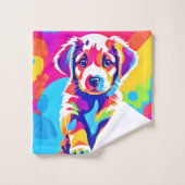 L'art du chiot (Gant de toilette)
