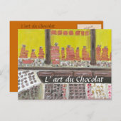 L'art du Chocolat Briefkaart (Voorkant / Achterkant)