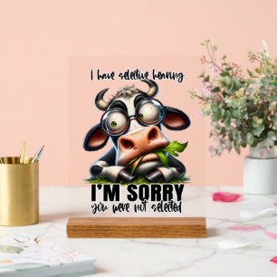 L'art du mot de vache auditive amusant