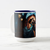 L'art du personnage Mug pour un avec le loup (Devant gauche)