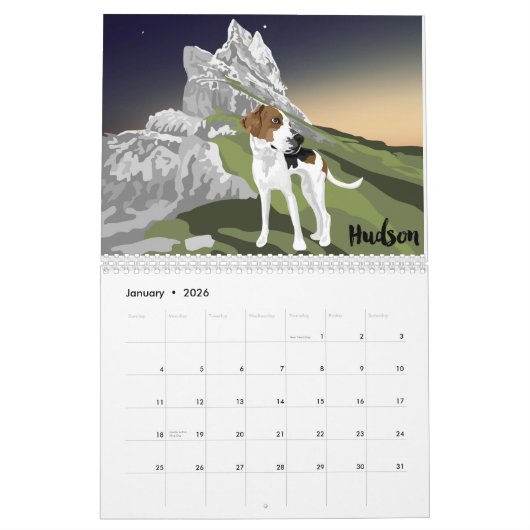 L'art d'un calendrier en ligne 2021 (Jan 2026)