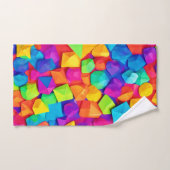 L'art en cristal coloré (Serviette à main)