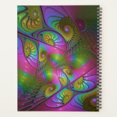 L'Art Fractal Abstrait, Lumineux Et Coloré (Dos)