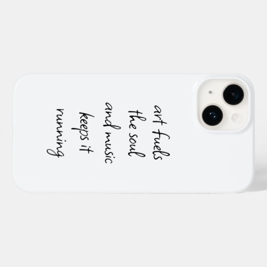 L'Art Fusionne Le coque iphone Soul (Verso (horizontal))