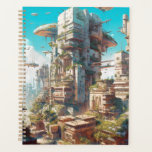 L'art futuriste de science-fiction de la ville<br><div class="desc">Produits d'art Imaginaire de The Lunarium.</div>