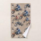 L'art hors-route de Motocross (Serviette à main)