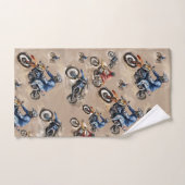 L'art hors-route de Motocross (Serviette à main)