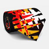 L'art indigène attache la cravate tribale de (Roulé)