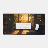 L'art Lofi esthétique au chat noir cosy (Clavier et souris)