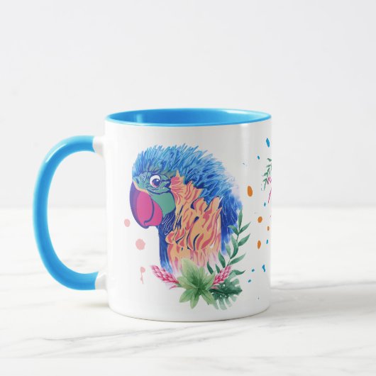 L'art mignon pour les citations de perroquets Mug (Gauche)