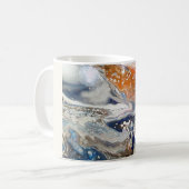 L'art par la tasse de Heather 11oz "faisant ondule (Devant gauche)