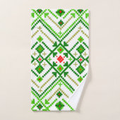 L'art populaire ukrainien inspiré (Serviette à main)